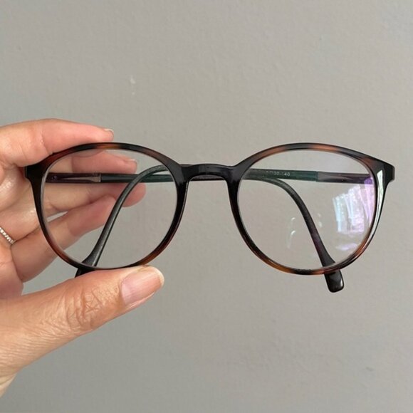 Vintage Gucci Tortoiseshell Round Glasses Frames w/ Case - 50mm 🇮🇹 - Picture 2 of 12